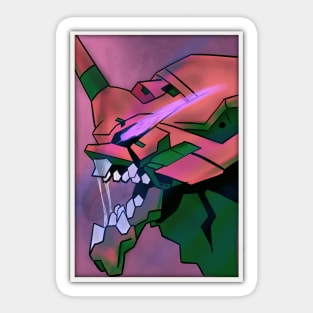 Neon Genisis Evangelion Unit 01 alternate colour Sticker